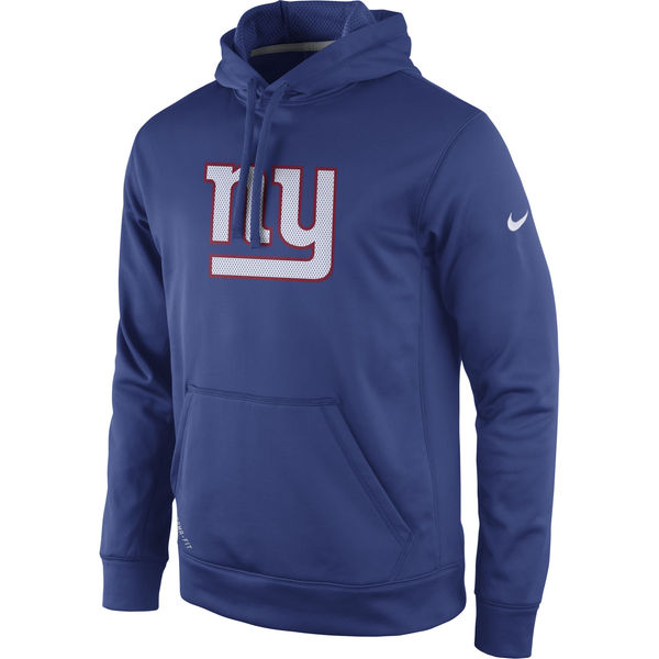 Men New York Giants Nike Practice Performance Pullover Hoodie Royal->new york giants->NFL Jersey